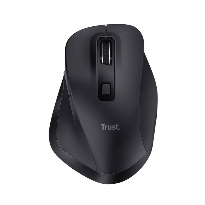 Trust Fyda Eco Ratón Ergonómico Inalámbrico Negro